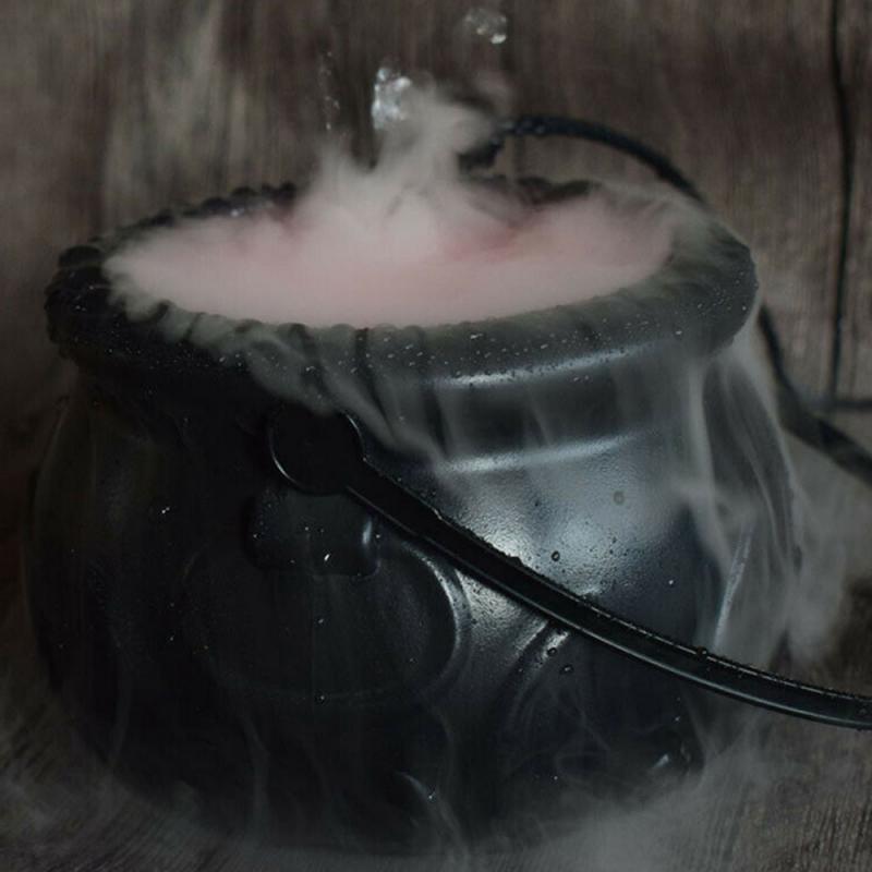 Halloween Witch Pot Smoke Machine Fog Maker