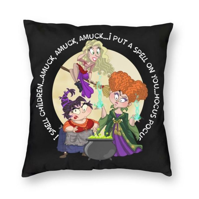 Hocus Pocus Sanderson Sisters Halloween Cushion Covers
