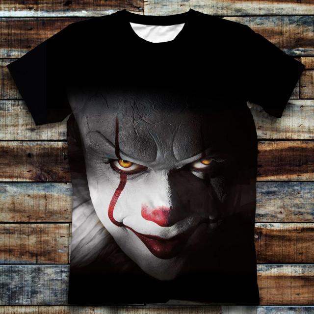 Saw T Shirt Horror Movie Clown 3D Print