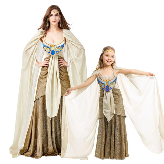 Ancient Egyptian Parent-Child Dress For Halloween