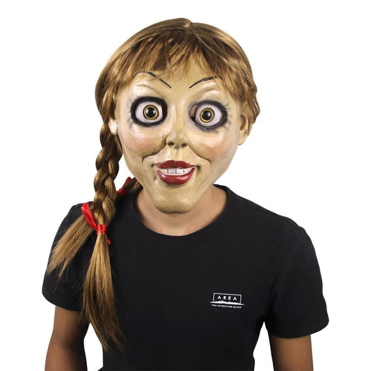 Halloween Annabelle Cosplay Mask Cosplay Mask for adults