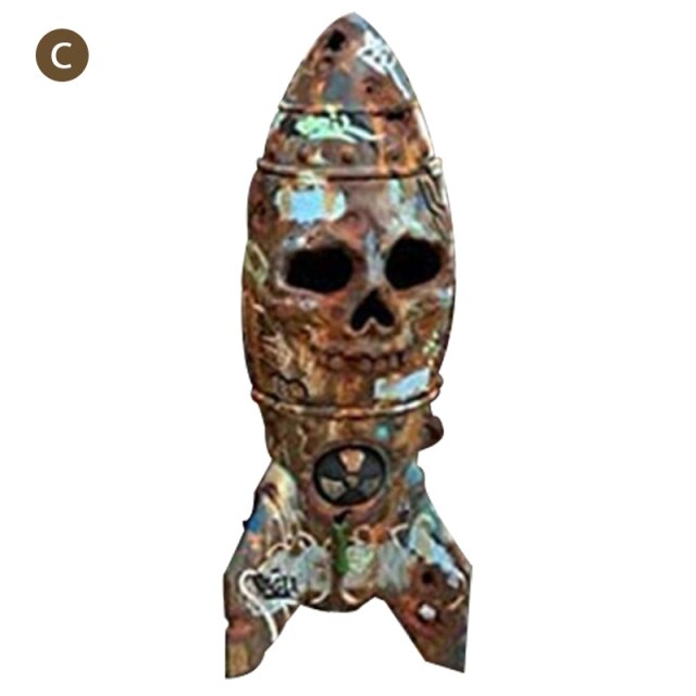The Skull Bomb Resin Ornament For Halloween