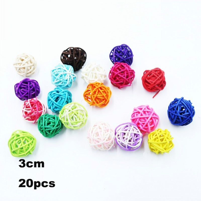 Halloween Decoration Rattan Ball DIY Ornaments