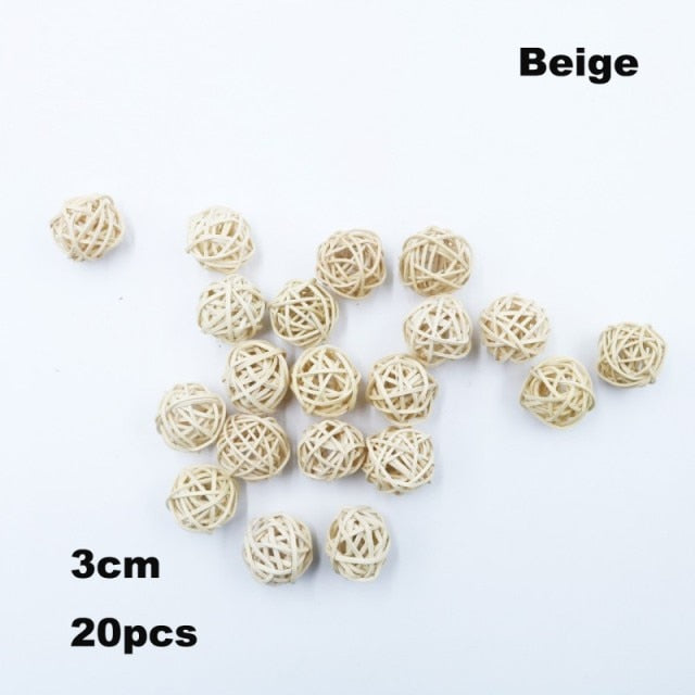 Halloween Decoration Rattan Ball DIY Ornaments