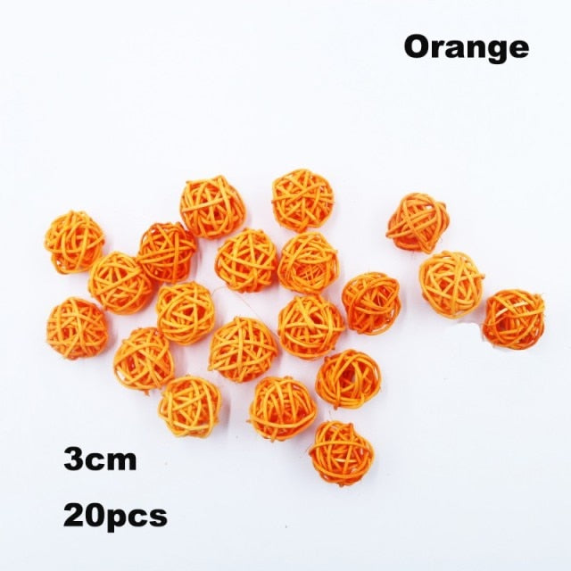 Halloween Decoration Rattan Ball DIY Ornaments