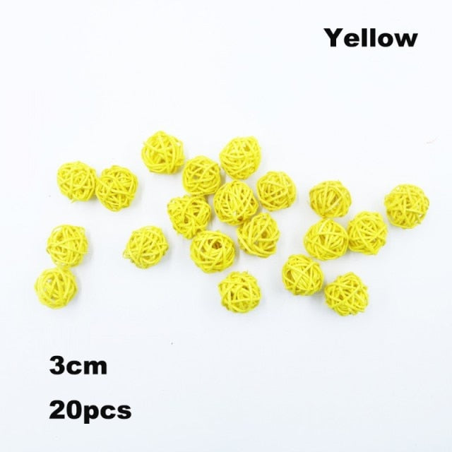 Halloween Decoration Rattan Ball DIY Ornaments