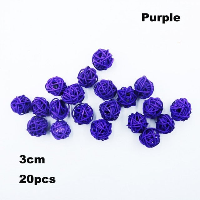 Halloween Decoration Rattan Ball DIY Ornaments