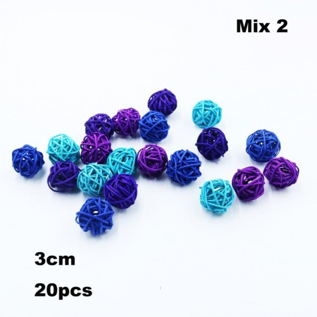 Halloween Decoration Rattan Ball DIY Ornaments