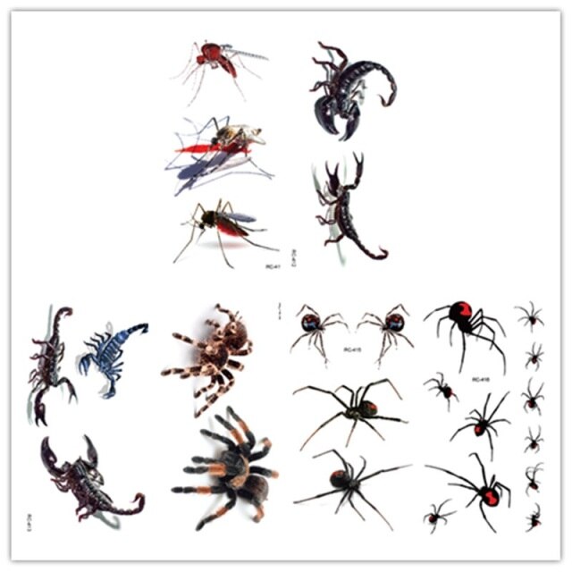 Scary Insect Tattoo For Halloween
