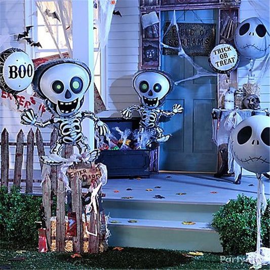 Halloween Dancing Skeletons Foil Party Balloons
