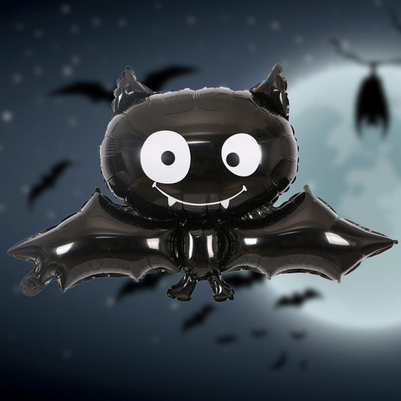 Black Vampire Halloween Foil Balloon