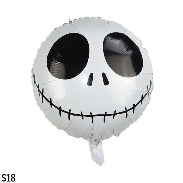 Halloween Cartoon Printed Foil Balloon Set