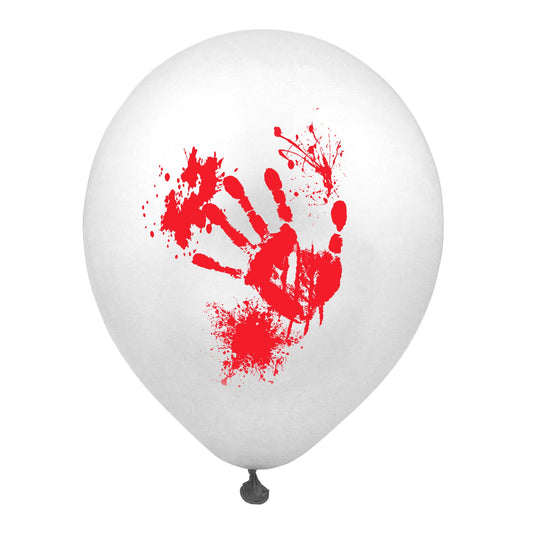 Bloody Handprint Balloon For Halloween