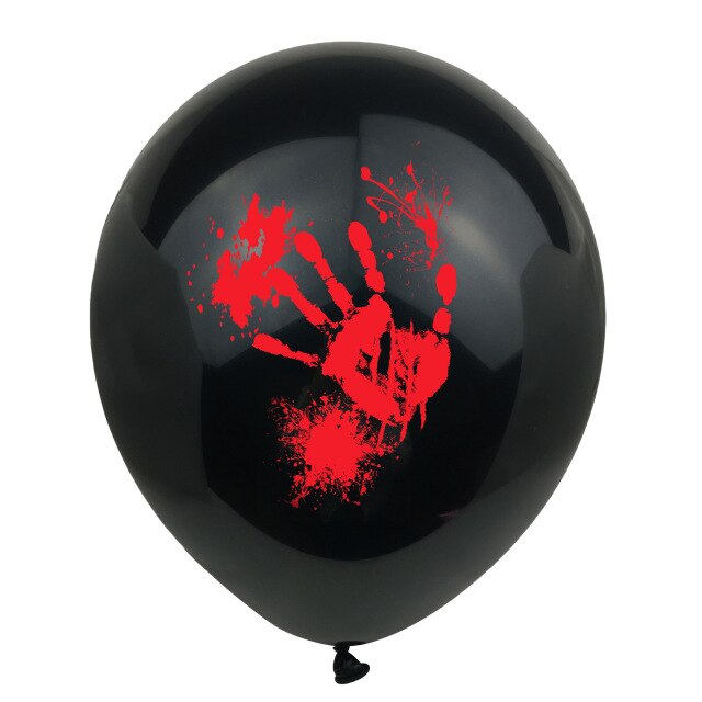 Bloody Handprint Balloon For Halloween