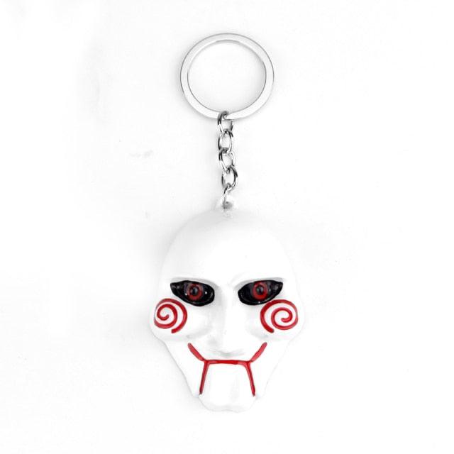 3 Colors Keychain Horror Movie Saw Mask - All Halloween Costumes