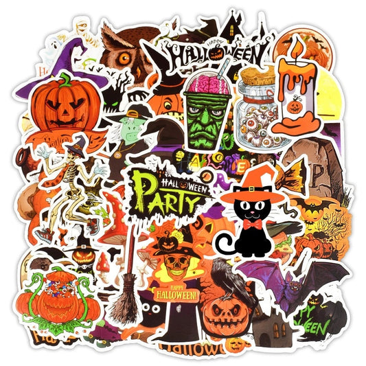 Stylish Halloween Sticker Set