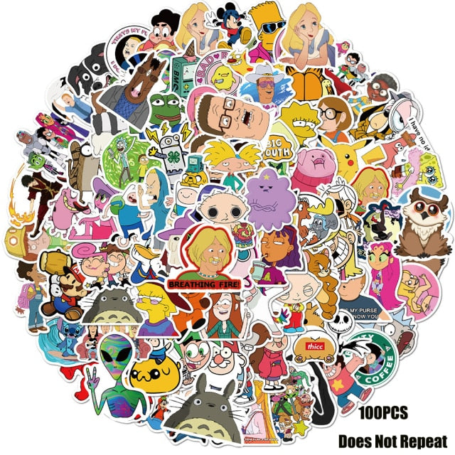 Scary Animated Movie Character Sticker