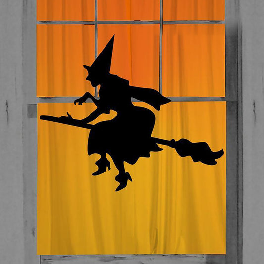 Halloween Window Decoration Witch Sticker