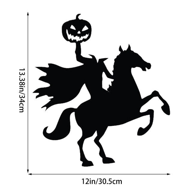 Halloween Window Decoration Witch Sticker