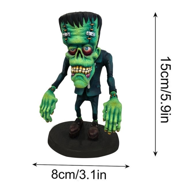 Halloween Angry Big Mouth Eccentric Statue