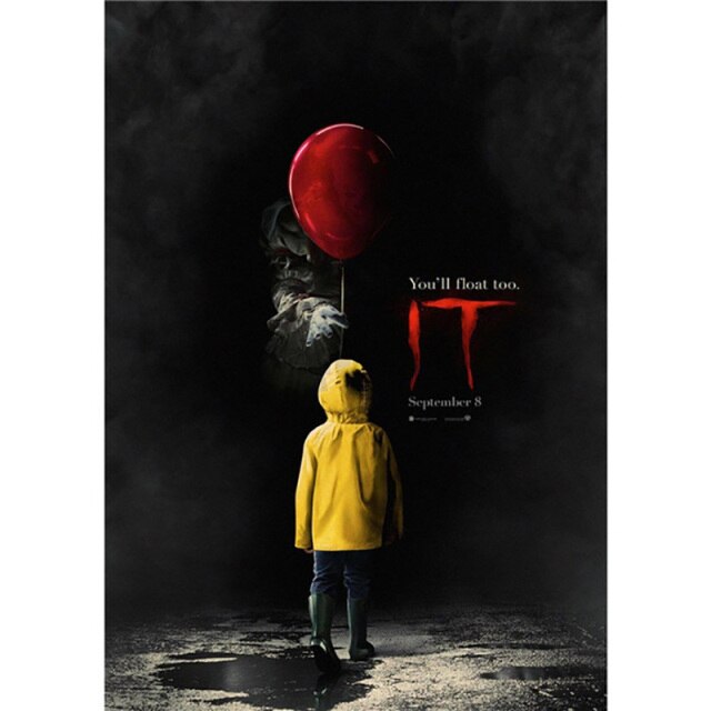 Horror It Movie Posters For Wall Decoration