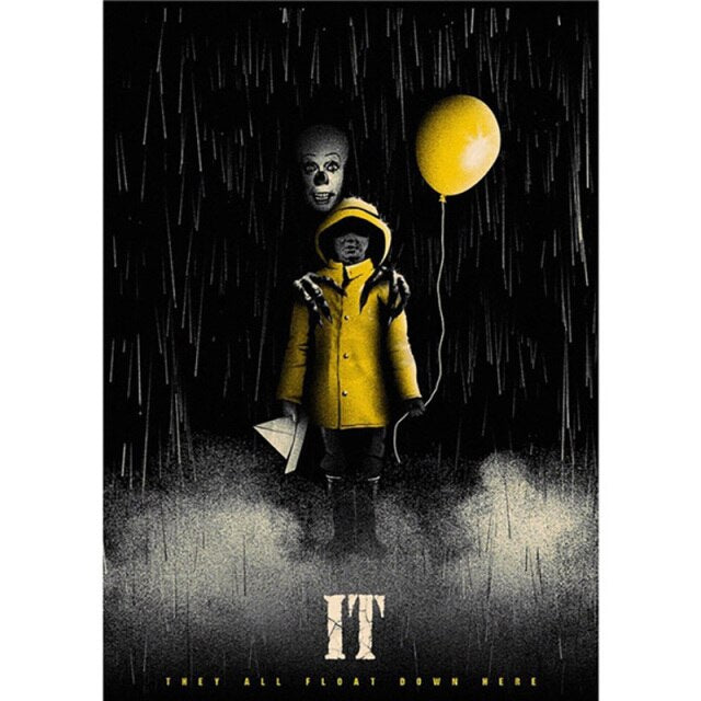 Horror It Movie Posters For Wall Decoration