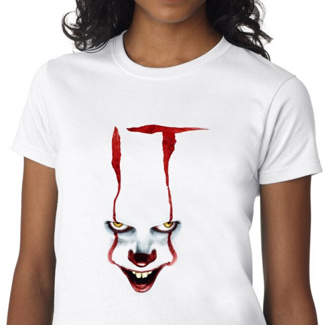 Horror IT Movie T Shirt Women Stephen King