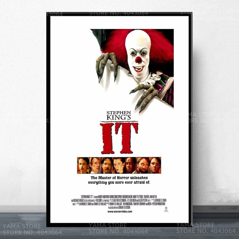 Retro Stephen King From IT Movie Wall Art