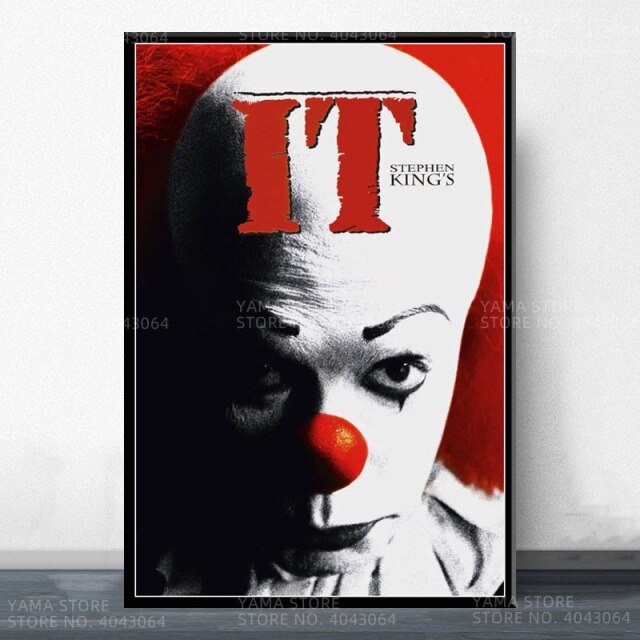 Retro Stephen King From IT Movie Wall Art