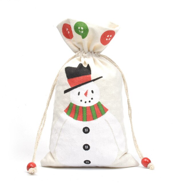 Gift Bag Pocket Cartoon Snowflake Halloween Candy Bag