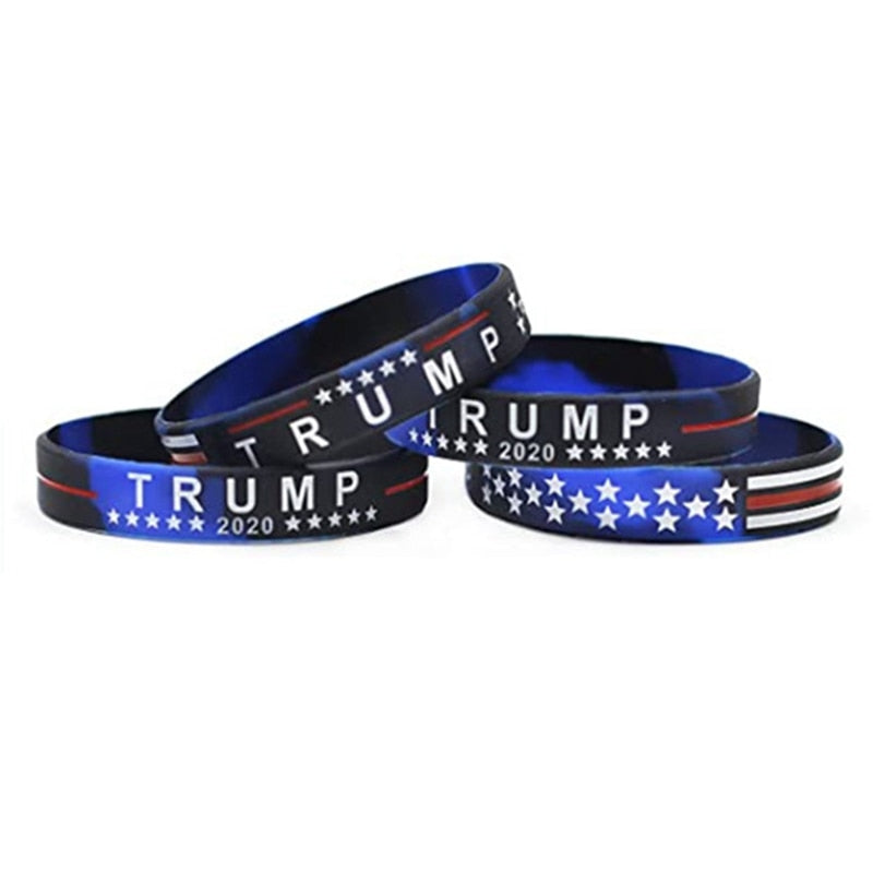 Halloween Trump Keep America Great 2022 Circumference Silicone WristBand accessory