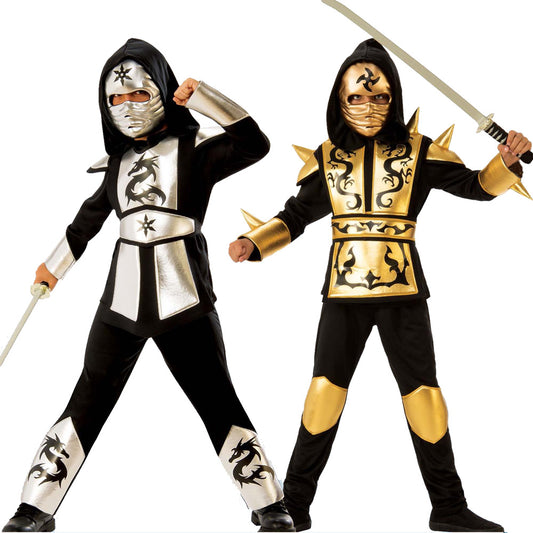 Ninja Cosplay Boys Girls Halloween Children Dress