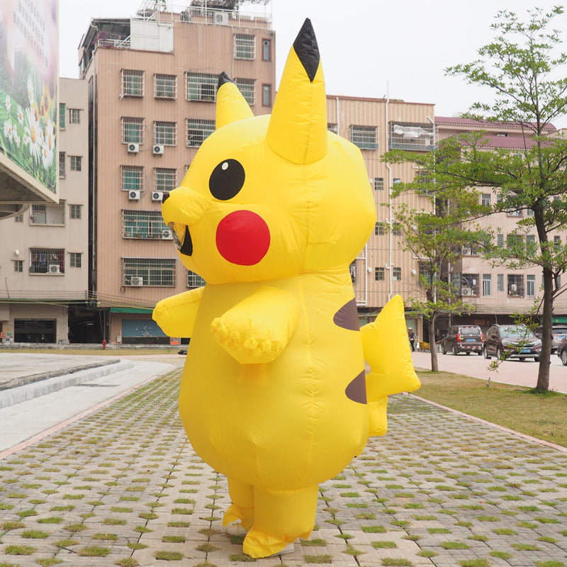 Yellow Inflatable Pokemon Costume For Kids