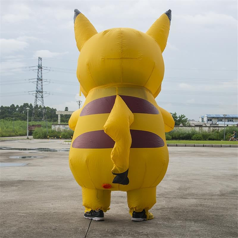 Yellow Inflatable Pokemon Costume For Kids
