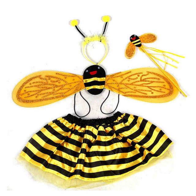 Princess Bee Halloween Costume With Wings