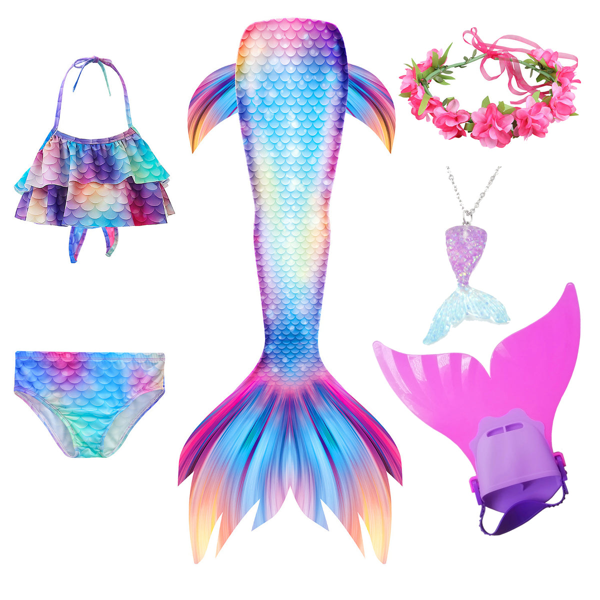 Halloween Kids' Mermaid Tail Costume