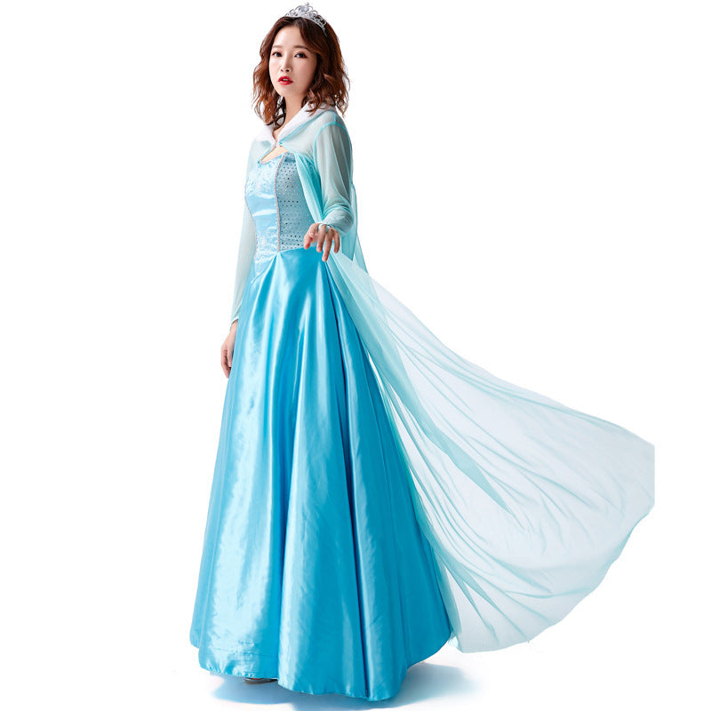 Elsa Queen Fantasia Costume For Halloween