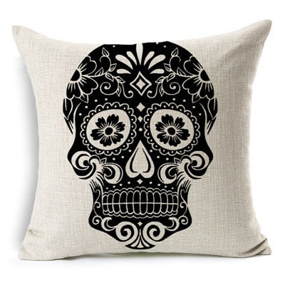 Customized Pillow Photo Mexican Skull