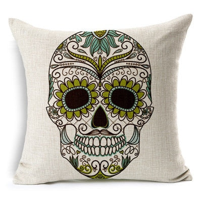 Customized Pillow Photo Mexican Skull