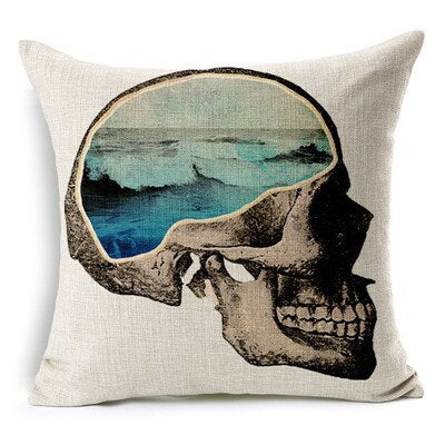 Customized Pillow Photo Mexican Skull