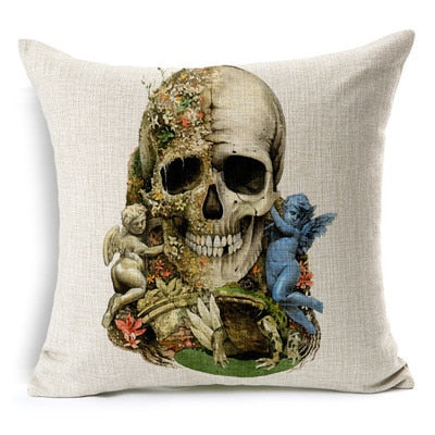 Customized Pillow Photo Mexican Skull