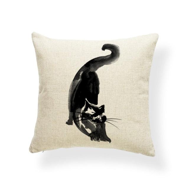 Animal Cat Cushion Cover Halloween Horror - All Halloween Costumes