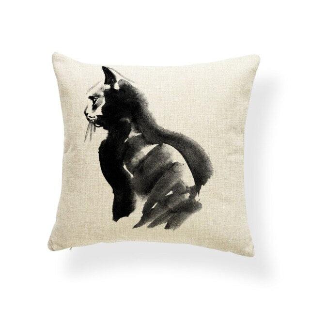 Animal Cat Cushion Cover Halloween Horror - All Halloween Costumes