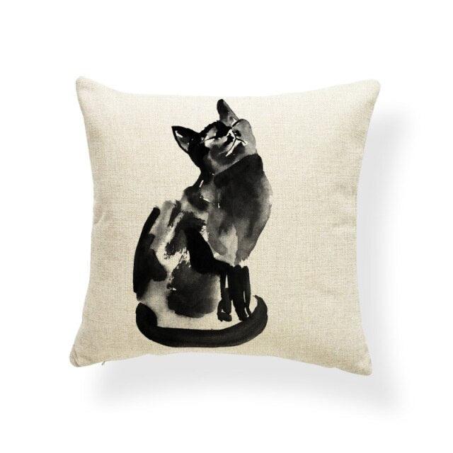 Animal Cat Cushion Cover Halloween Horror - All Halloween Costumes